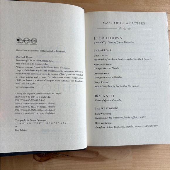 One Dark Throne Hardcover Book - Picture 2 of 3